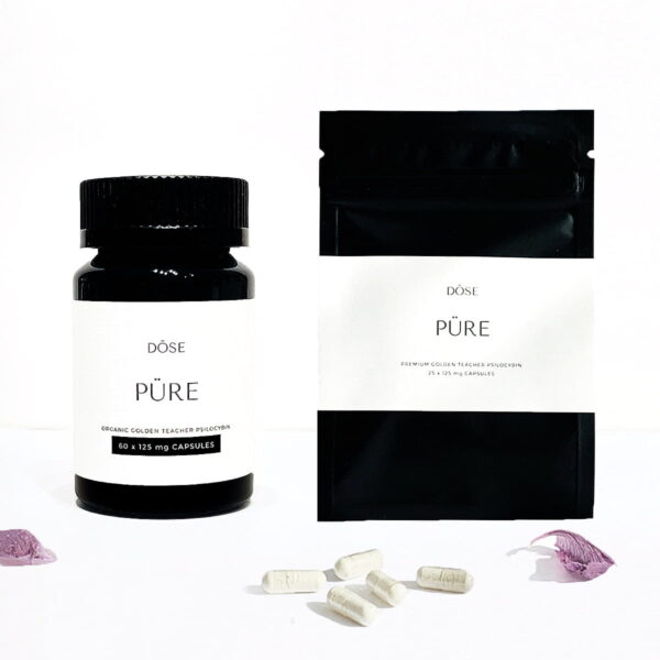 Dosis PURE Golden Teacher Microdose Psilocybine Capsules (25 of 60 Capsules)
